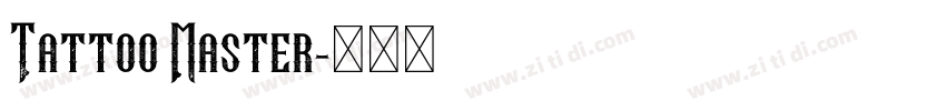 Tattoo Master字体转换 Tattoo Master字体转换